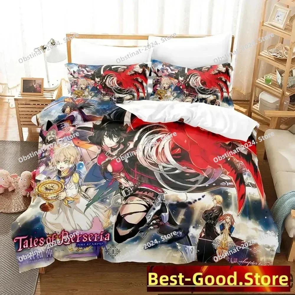 3D Постельное белье Tales of Berseria Комплект Пододеяльник Полный Queen King Размер Наволочка Постельное с принтом Постельный комплект Взрослый Детская спальня Односпальный Twin