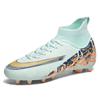 Новые внешнеторговые высокие футбольные бутсы мужские молодежные спортивные уличные MG шипы искусственная трава спортивная тренировочная обувь