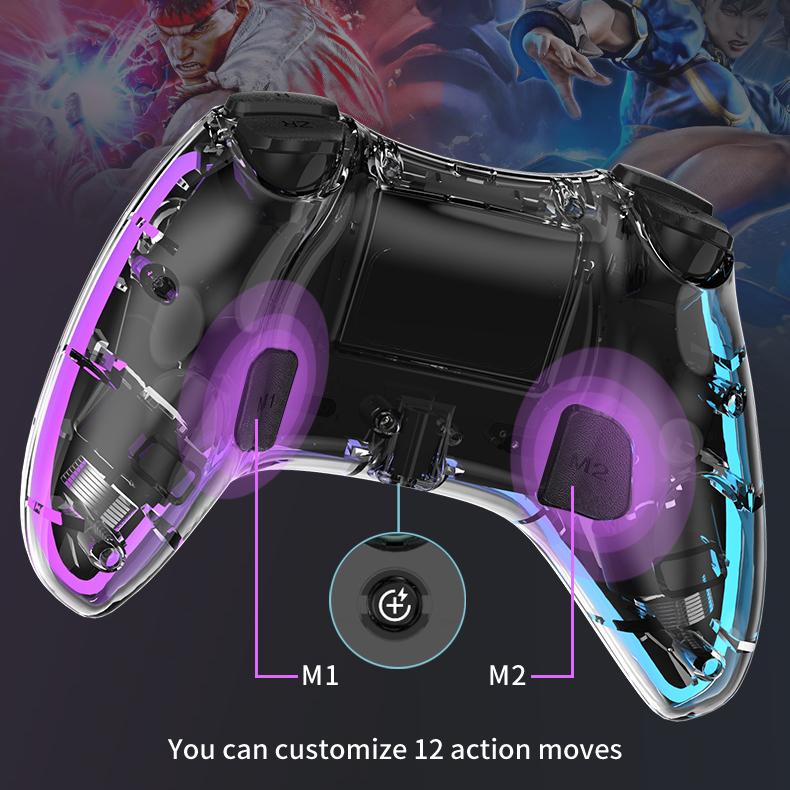 Геймпады для видеоигр, беспроводной контроллер RGB Pro, совместимый с Nintendo Switch/Switch Lite/Switch OLED/Android/IOS/Windows PC/Mobile