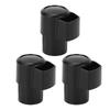 3PCS Sax End Plug Tenor Curved Neck Dustproof Anti Fouling Saxophone End Cap Plug for Practice
