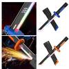 Colorful Streamer Glowing Sword Toys with Spark & Smoke Effect Light Sword Kids Adult Toys Holiday Props Sword Decompression Toy