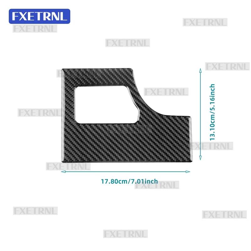 For SEAT Ibiza Mk5 2018 -2025 6F KJ1 LHD RHD Real Soft Carbon Fiber Car Fuse Box Interior Panel Sticker