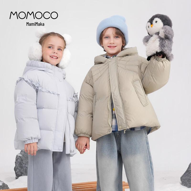 Стильная зимняя пуховая куртка для девочек MOMOCO