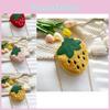 Fashionable Kindergarten Girls Plush Strawberry Chain Bag 2023 Soft Breathable Wearresistant Coin Purse