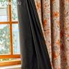 1 шт. LOZUJOJU Французский винтажный оранжевый с цветочным принтом шторы блэкаут 100% затемнение универсальная штора для спальни гостиной балкона окна для домашнего декора