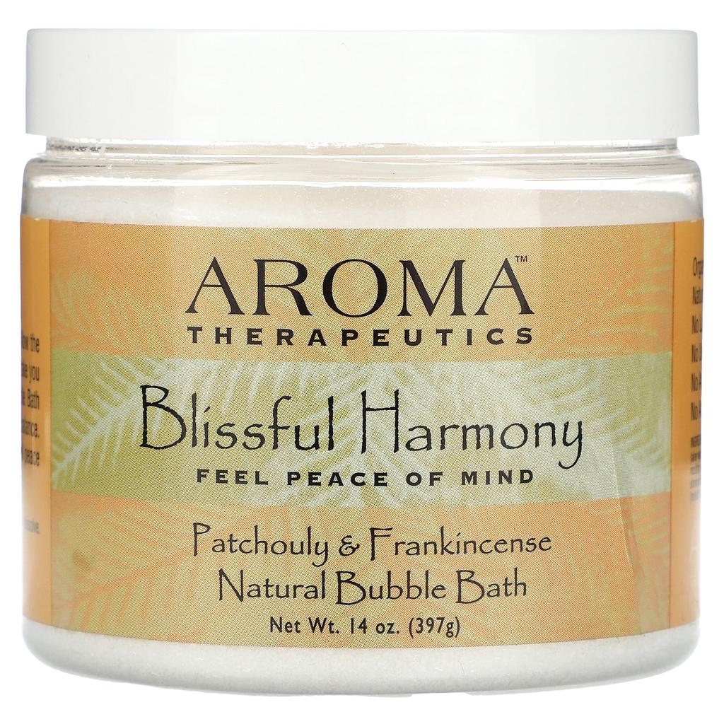 Abra Therapeutics, Natural Bubble Bath, Happy Harmony, Patchouli & Frankincense, 14 Oz (397 G)