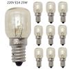 10 шт. 15 Вт/25 Вт E14 220 В 300 градусов термостойкая лампочка для микроволновой печи/духовки