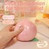 Crunchy Crackling Peach Squishy Toy Building Blocks Realistic Fruits Pinch  for Kids Adults