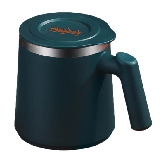 Чашка для воды на 420 мл, защита от ожогов, герметичная крышка, термоизоляционные чашки для кофе из нержавеющей стали