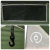 Family Tent with Porch 9 Person Capacity Green Waterproof