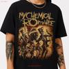 My Chemical Romance Футболка 'Парад Скелетов' Готическая MCR Оркестр Репринт винтажный Стиранный Универсальный Удобный Дышащий