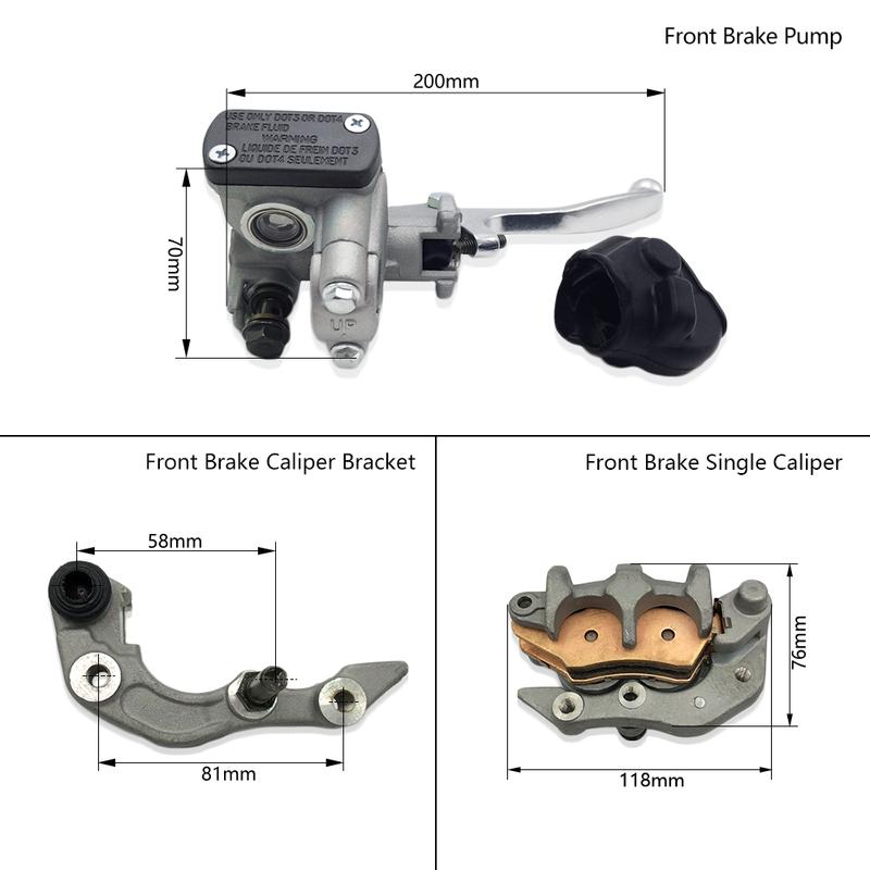 OTOM 2002-2019 Motorcycle Front Rear Brake Master Cylinder Pump Caliper Assembly For NISSIN HONDA CR125R CR250R CRF250R CRF450R