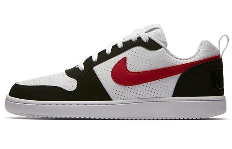 Nike Кроссовки Court Borough Low Белый Черный Красный 838937-102