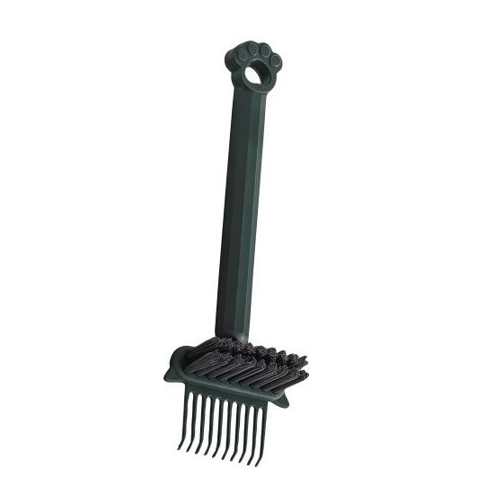 1/4 шт. Очиститель для волос с длинной ручкой, двусторонняя массажная расческа с подушкой безопасности, инструмент для чистки, портативный, для дома, путешествий, салонный инструмент для удаления волос с расчески