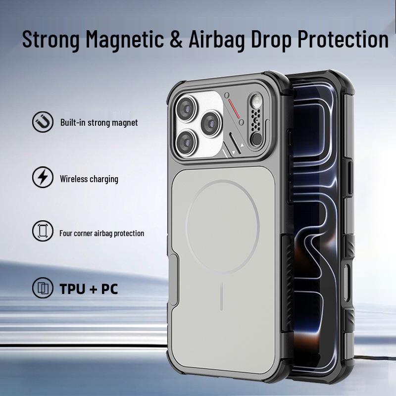 Магнитный противоударный чехол для телефона для iPhone 13-17 Pro Max