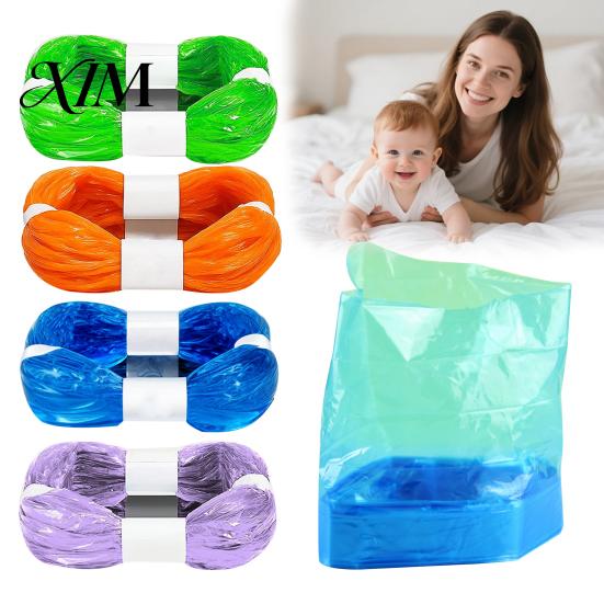 Diaper Pail Accessories 4.5M Refill Bags, Odor Control Disposal Leak Proof Baby Waste Bags Seal and Toss Refills Trash for Home Liner Bag