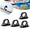 4 Pcs Paddle Holders Kayak Oar Holder Plastic Paddle Clips Inflatable Boat Paddle Holder Clip Oar Keeper Easy To Install