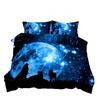 Digital Wolf Duvet/Quilt Cover Set Single Double Large King Size 3D Digital Printed Bed Three-piece Set