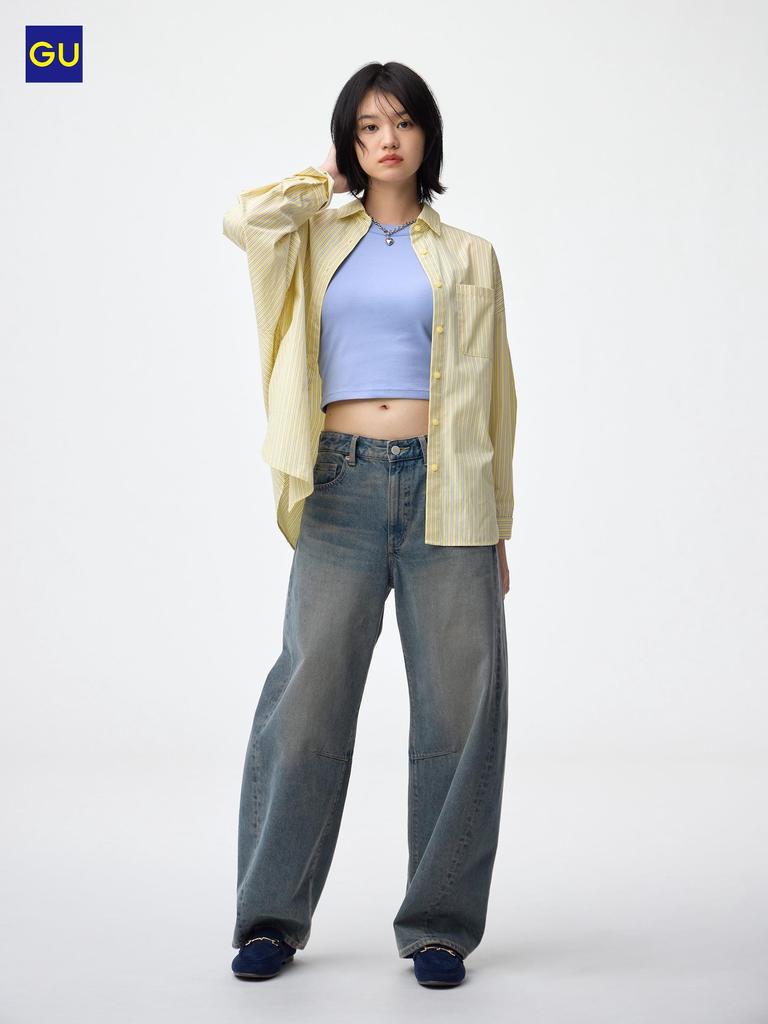 Uniqlo Джинсы Gu Barrel Leg