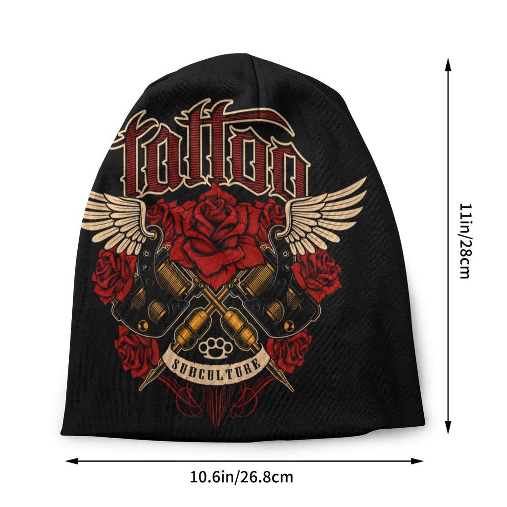 Tattoo Artist Inked Slouchy Beanie Unisex Women Custom Cool Winter Warm Skullies Beanies Hats Adult Tattooist Love Knit Bonnet Cap