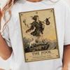 The Fool Tarot Card Shirt,Victorian Tarot Graphic Tee,Spiritual Journey Clothing,Classic Tarot Deck,Gift for Him/Her,Tarot Card T-Shirt
