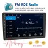 Reakosound 2 Din 9'' Car Stereo Radio Android 11.0 QLED Screen Cooling Fan MP5 Player Carplay WIFI GPS Bluetooth FM