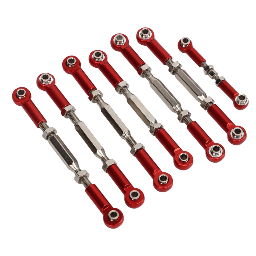 RC Car Tie Rods Full Set Aluminium Alloy Steel Turnbuckles for Traxxas SLASH 1 10 Short Course Upgrade Parts Red