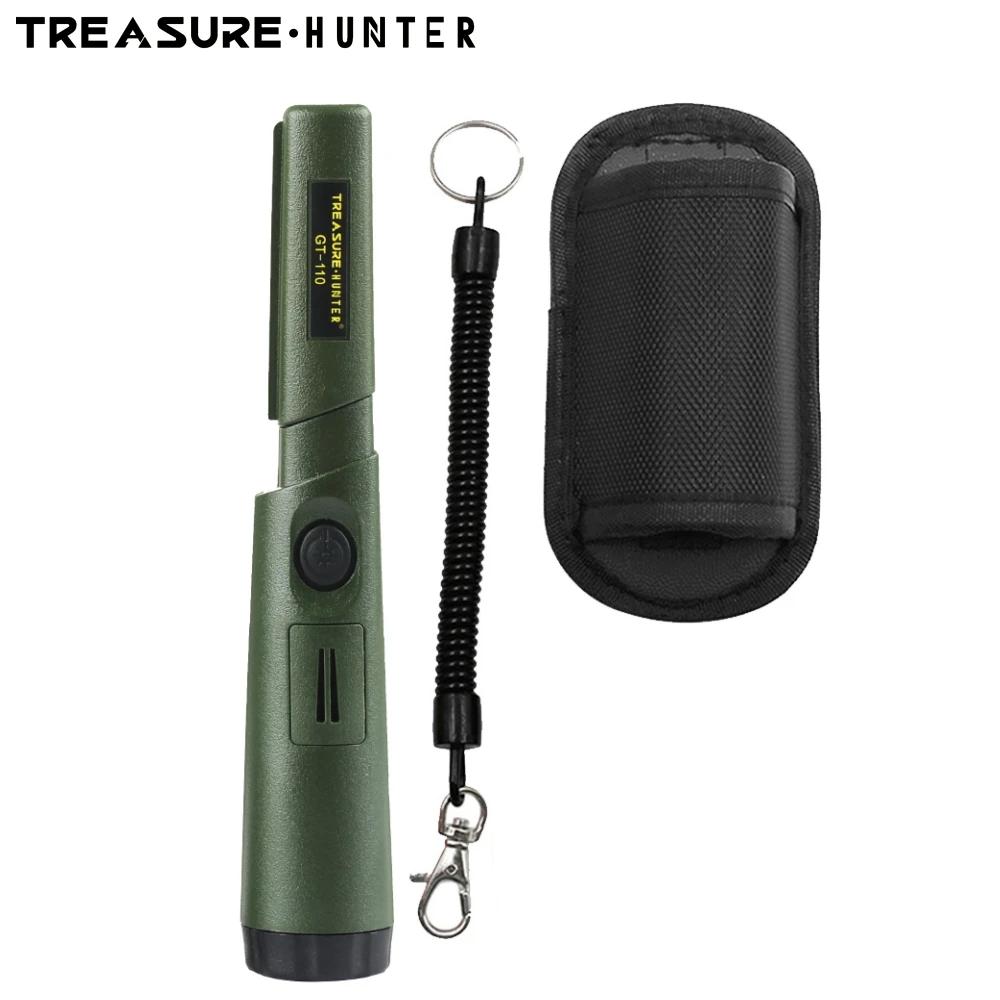 Treasure Hunter GT110 Ручной металлоискатель Pinpointer Pointer Probe Устойчивый к царапинам точный поиск металла Водонепроницаемый 360-градусное сканирование