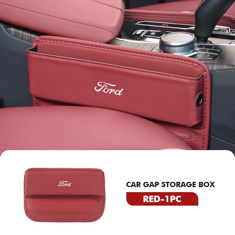 AKO1 Car Seat Gap Storage Box Pocket Organizer Non Slip Holder For Ford mk2 mk3 Ranger Mondeo mk4 S-MAX Kuga Mustang Fusion