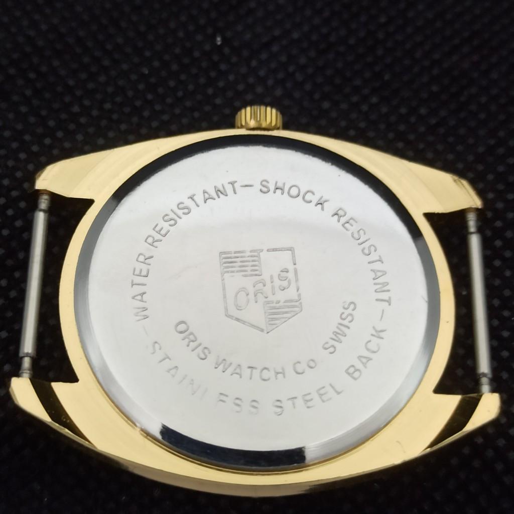 ВИНТАЖНЫЕ ШВЕЙЦАРСКИЕ МУЖСКИЕ НАРУЧНЫЕ ЖЕЛТЫЕ ЧАСЫ ORIS С РУЧНЫМ ПОДЗАВОДОМ REF 558c-a297218-1