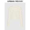 UR Women's Short Round Neck Long Sleeve Knit Sweater