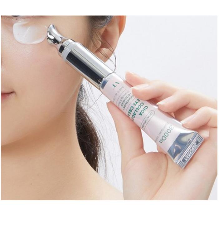 VT Cosmetic Cica Collagen Микровибрационный крем для глаз 15 мл – Укрепляющий и успокаивающий уход