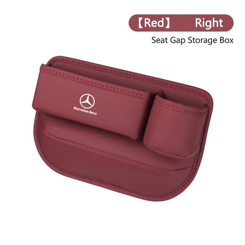 IUM3 Car Seat Gap Multifunction Crevice Storage Box Interior Accessories For Mercedes Benz A B C E S Class C200 E350 W205 CLA CLS GLA