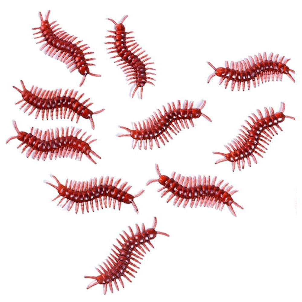 10pcs/lot Prank Funny Trick Joke Toys Special Lifelike Model Simulation Fake Rubber Cockroach Centipede Scorpion Gecko Bug Toy