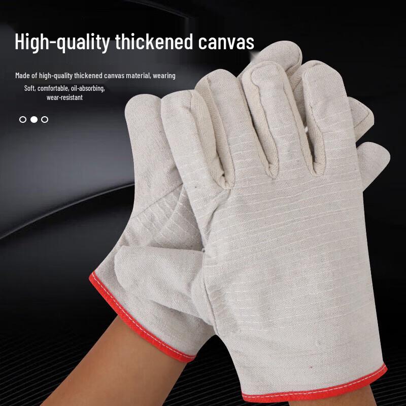 Thickened Canvas Work Gloves