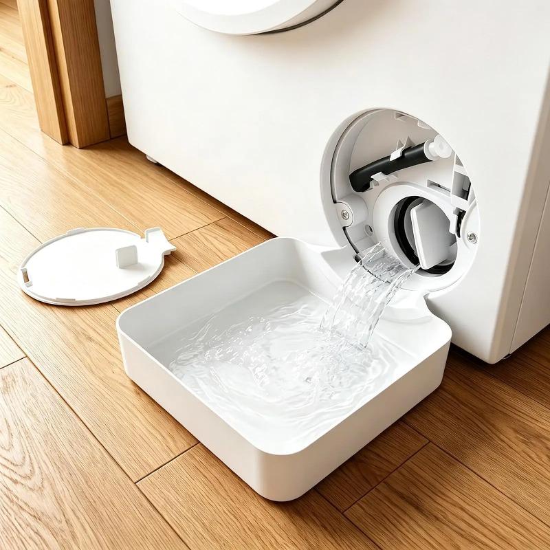 Large Washing Machine Drain Pan Water Leak Catcher Tray For Floor, Heavy Duty Washer Drip Pan For Apartment Laundry Basement