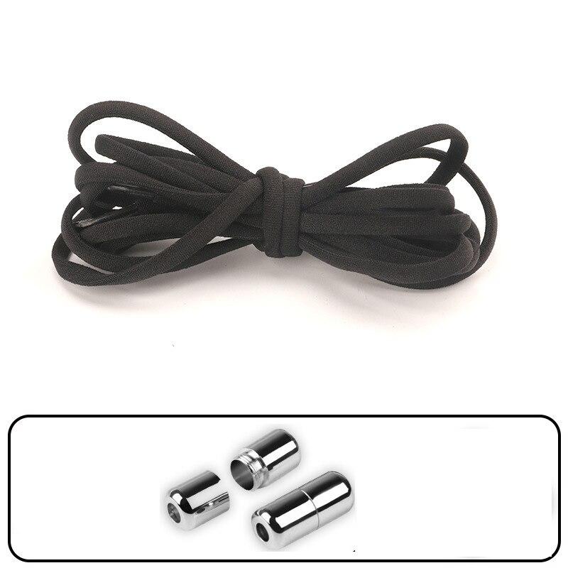 Unisex Shoelaces for Sneakers Semicircle Kids and Adult Shoelaces Without Ties Quick Lazy Metal Lock Laces