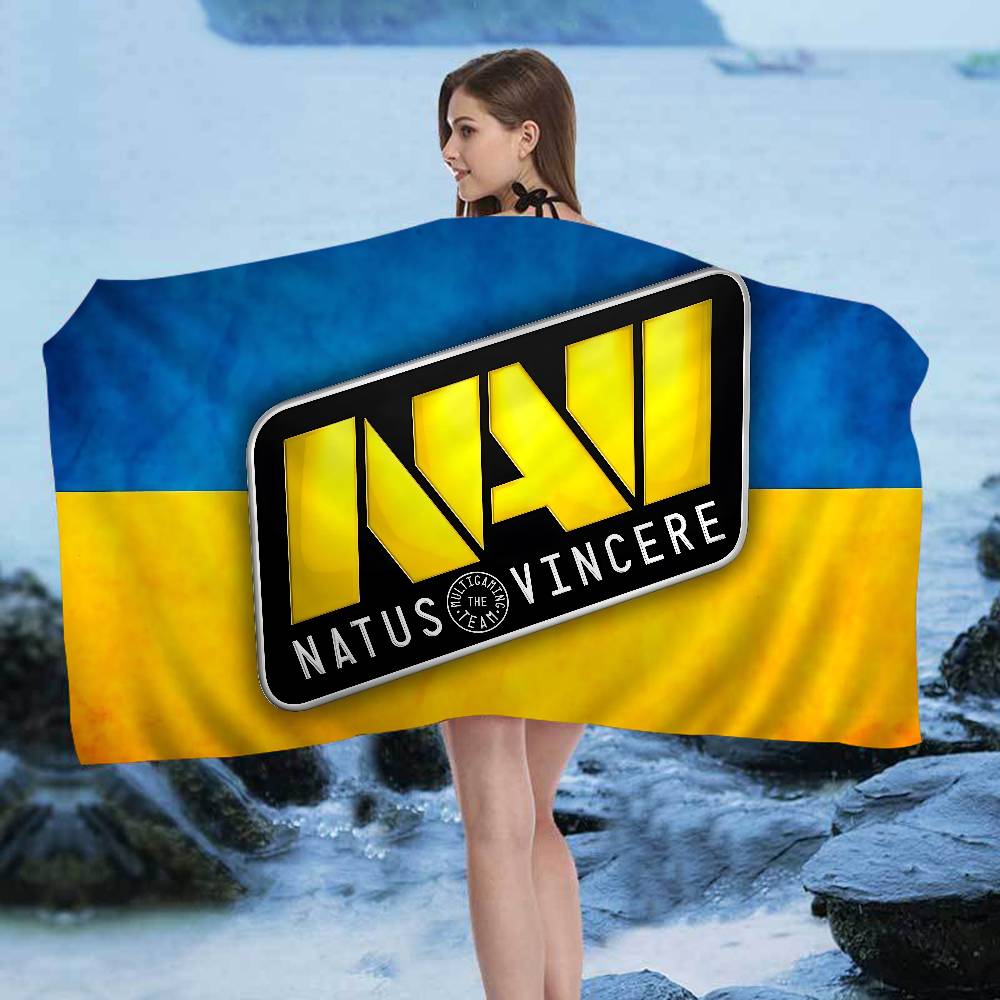 Navi Natus Vincere Аниме Пляжное Полотенце для Купания Мягкое Впитывающее Мочалка Детские Подарки для Детей Путешествия Кемпинг Спортзал