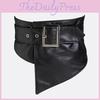 Womens Leather Asymmetric Wide Belt For Casual Fashion Summer