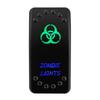 12V 20A Marine Boat Rocker Switch Green Blue Led SPST DPDT Car Switch Waterproof 24V for Jeep Wrangler Cam Am Polaris Battery Switches5