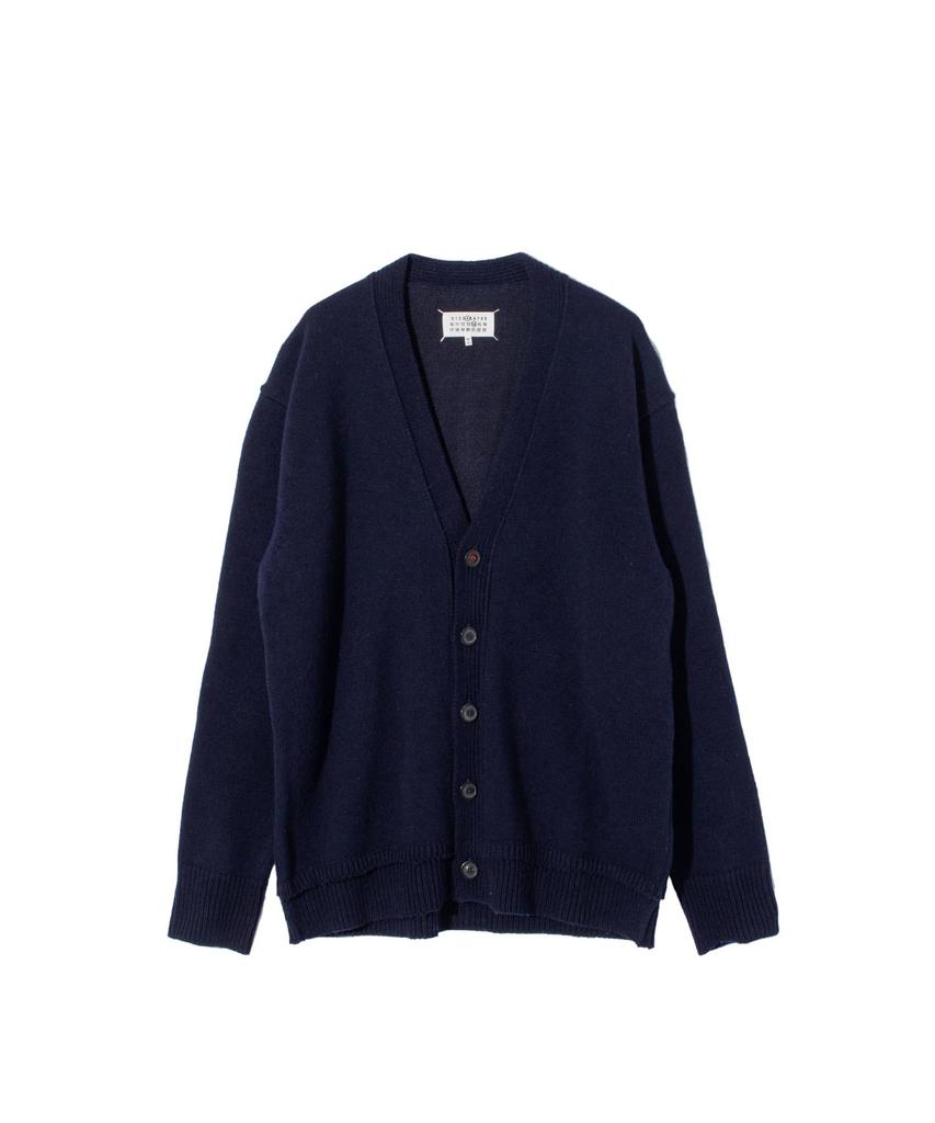 Maison Margiela Navy Cardigan SI1GP0003 S18064 Men's [Used]