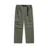 Li Ning CF Su Pure Color Mid Waist Comfortable Breathable Versatile Water Resistant Straight Casual Pants Men Bottoms Tea-Green AYKV203-2