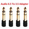 Microphone Adapter Stereo Headphone Jack Audio Plug Male To Female 35 Mm 635mm