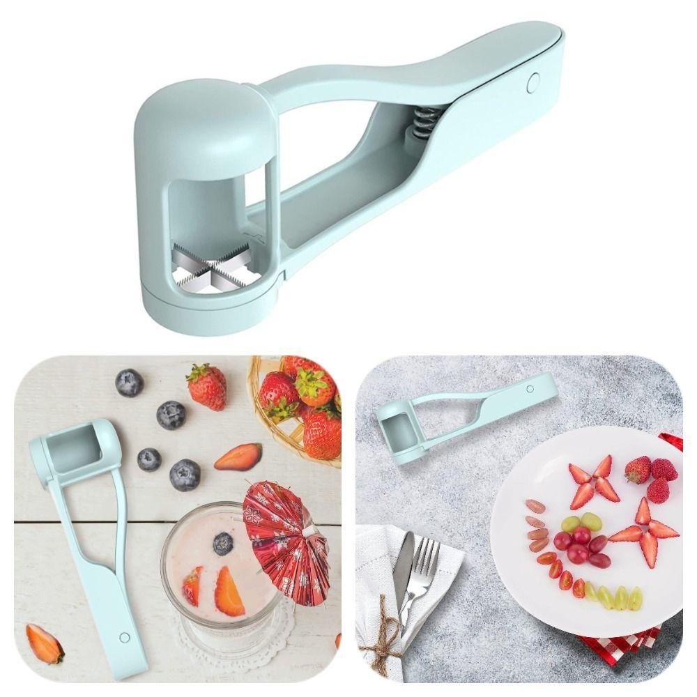 Easy To Cut Strawberry Slicer Safety Grape Cherry Tomato Cutter Vegetable Slicer Fruits