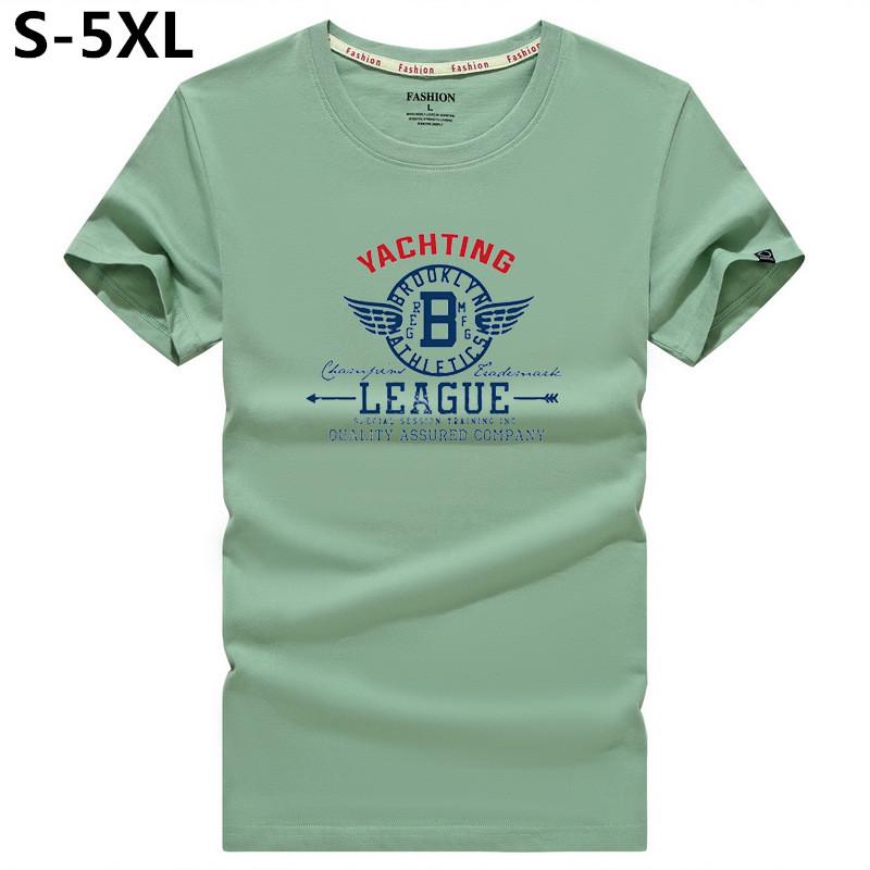 S-5XL Cotton Men Casual Tshirt Short Sleeve Fitness T-shirts Man Slim Sweatshirt Tee Shirt Steetwear