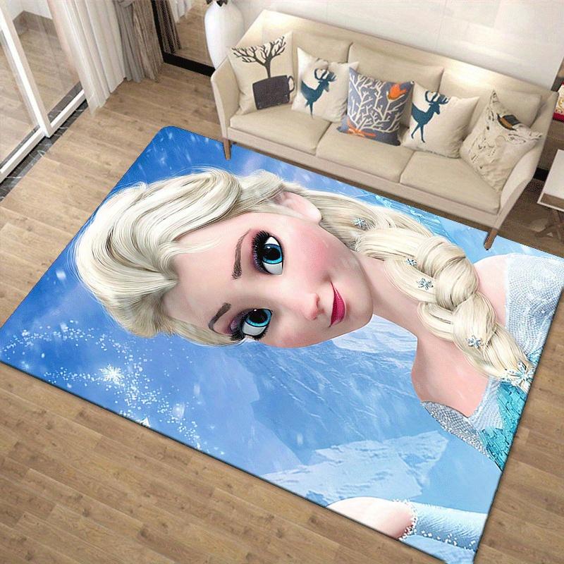 1pc Frozen Carpet Area Rug, Bedroom, and Playroom - Durable, Stain-Resistant, and Easy To Clean, Living Room, Laundry Room, Home Decor, Chri