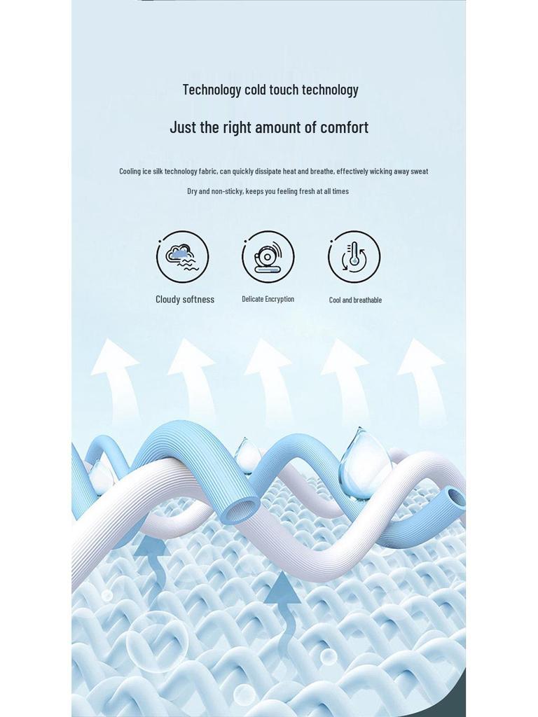 Матрас из ледяных бобов, прохладный комплект покрывал - стиль простыни на резинке для общежитий, комнат с кондиционером, ощущение ледяного шелка.
