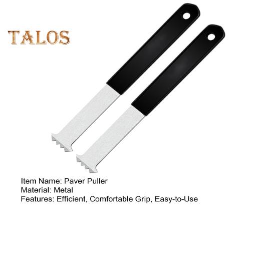 1 пара съемников для тротуарной плитки, съемник для тротуарной плитки со скребком для швов, микрозубцы, захватные пазы, инструмент для извлечения тротуарной плитки для сада, газона, двора, патио, блока для тротуарной плитки