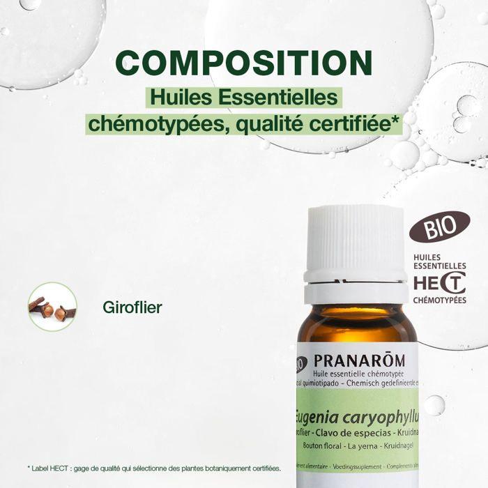 Pranarom Huile Essentielle Bio Giroflier 10ml
