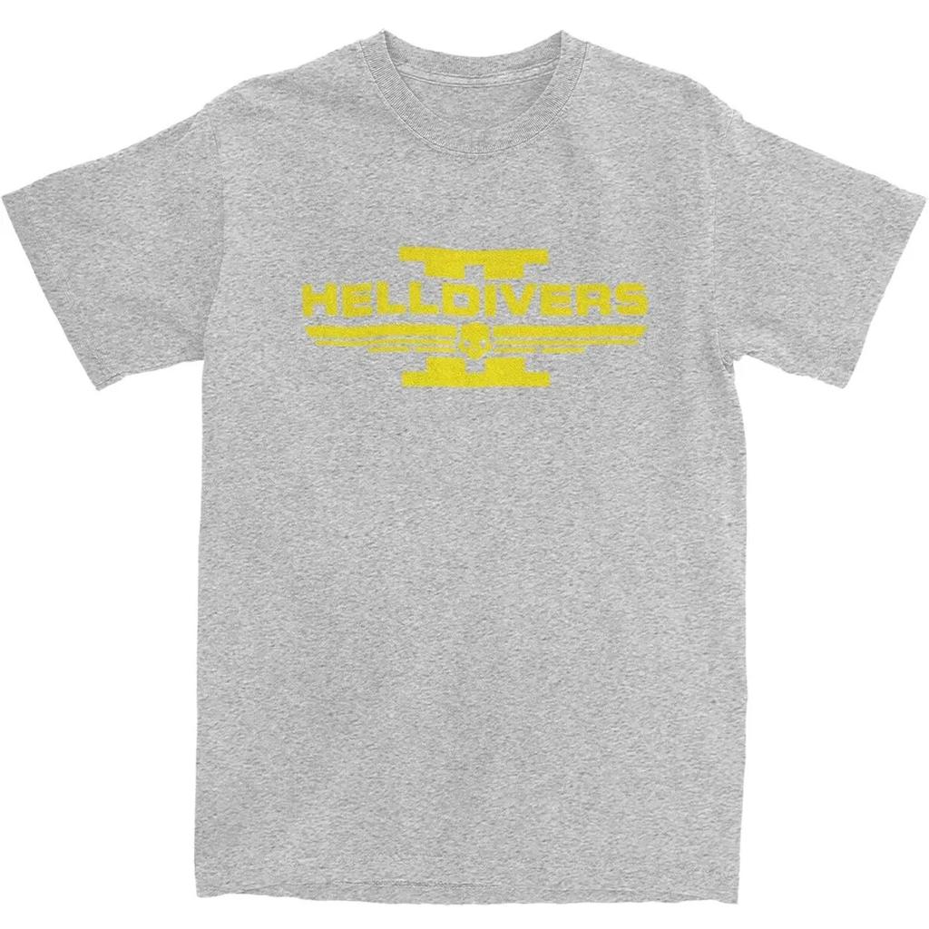 Видеоигра Helldivers 2 для унисекс футболка унисекс одежда винтажные футболки футболка 100% хлопок всесезонная одежда унисекс